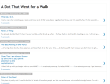Tablet Screenshot of dotthatwentforawalk.blogspot.com