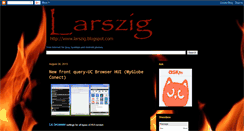 Desktop Screenshot of larszig.blogspot.com