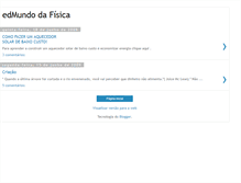 Tablet Screenshot of edmundodafisica.blogspot.com