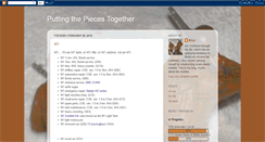 Desktop Screenshot of piecestogether1.blogspot.com