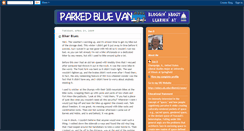 Desktop Screenshot of parkedbluevan.blogspot.com