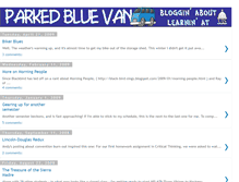 Tablet Screenshot of parkedbluevan.blogspot.com