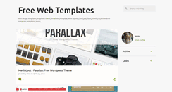 Desktop Screenshot of freewebtemplatesandscript.blogspot.com