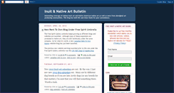 Desktop Screenshot of inuitnativeart.blogspot.com