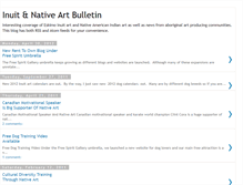 Tablet Screenshot of inuitnativeart.blogspot.com