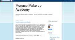 Desktop Screenshot of monacomakeupacademy.blogspot.com