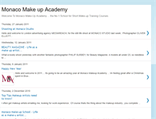 Tablet Screenshot of monacomakeupacademy.blogspot.com