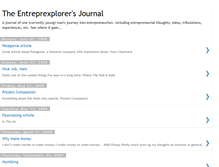 Tablet Screenshot of entreprexplorer.blogspot.com