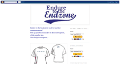 Desktop Screenshot of enduretotheendzone.blogspot.com