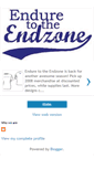 Mobile Screenshot of enduretotheendzone.blogspot.com