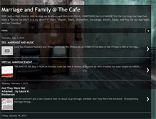 Tablet Screenshot of marriageandfamilyatthecafe.blogspot.com