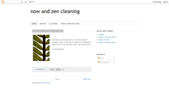 Desktop Screenshot of nowandzencleaning.blogspot.com