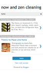 Mobile Screenshot of nowandzencleaning.blogspot.com