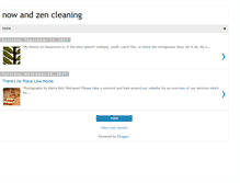 Tablet Screenshot of nowandzencleaning.blogspot.com