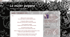 Desktop Screenshot of lamujerpagana.blogspot.com
