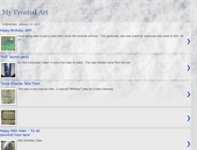 Tablet Screenshot of myfrostedart.blogspot.com