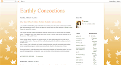 Desktop Screenshot of earthlyconcoctions.blogspot.com