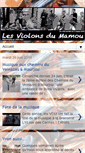 Mobile Screenshot of lesviolonsdumamou.blogspot.com