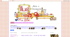Desktop Screenshot of liluaartesedecoracoes.blogspot.com