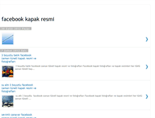 Tablet Screenshot of facebookkapakresmi.blogspot.com