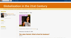 Desktop Screenshot of 21stglobal.blogspot.com