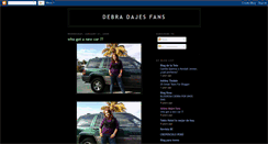 Desktop Screenshot of debra-dajes-fans.blogspot.com