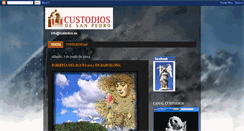 Desktop Screenshot of custodiosdesanpedro.blogspot.com