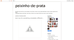 Desktop Screenshot of peixinho-de-prata.blogspot.com