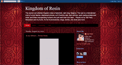 Desktop Screenshot of kingdomofresin.blogspot.com
