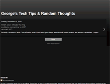 Tablet Screenshot of georgetechtips.blogspot.com