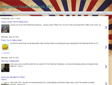 Tablet Screenshot of anglicanyouthcouncil.blogspot.com