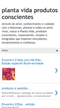 Mobile Screenshot of plantavidaprodutosconscientes.blogspot.com