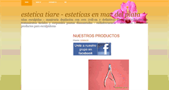 Desktop Screenshot of esteticatiare.blogspot.com