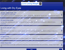 Tablet Screenshot of amazingthings-dryeye.blogspot.com