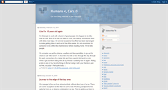 Desktop Screenshot of humans4cars0.blogspot.com