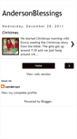 Mobile Screenshot of andersonblessings.blogspot.com