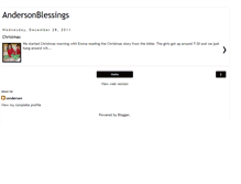Tablet Screenshot of andersonblessings.blogspot.com