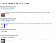 Tablet Screenshot of criticalvoicesinsocialactivism.blogspot.com