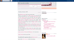 Desktop Screenshot of 24x7escortsinindia.blogspot.com