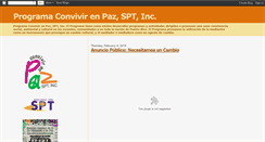 Desktop Screenshot of convivirenpaz.blogspot.com