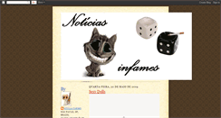 Desktop Screenshot of noticiasinfames.blogspot.com