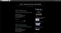 Desktop Screenshot of lostcasts.blogspot.com