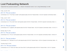 Tablet Screenshot of lostcasts.blogspot.com