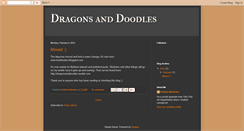 Desktop Screenshot of dragonsanddoodles.blogspot.com