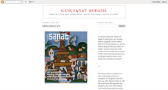 Desktop Screenshot of gencsanatdergisi.blogspot.com