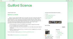 Desktop Screenshot of guilfordscience.blogspot.com