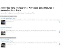 Tablet Screenshot of mercedesbenzwallpaper.blogspot.com