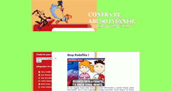 Desktop Screenshot of contra-el-abuso-infantil.blogspot.com