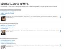 Tablet Screenshot of contra-el-abuso-infantil.blogspot.com