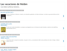 Tablet Screenshot of lasvacacionesdeholden.blogspot.com